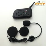 بلوتوث کلاه کاسکت اینترکام برند EJEAS مدل V6 pro - نمای روبه‌رو